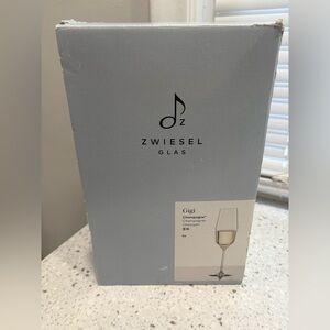 Schott Zwiesel Champagne Glass Set - Silver Box